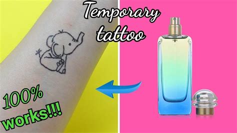 how to make fake tattoos perfume|make your own tattoo with perfume.